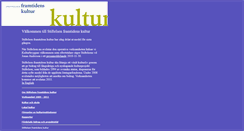 Desktop Screenshot of framtidenskultur.se